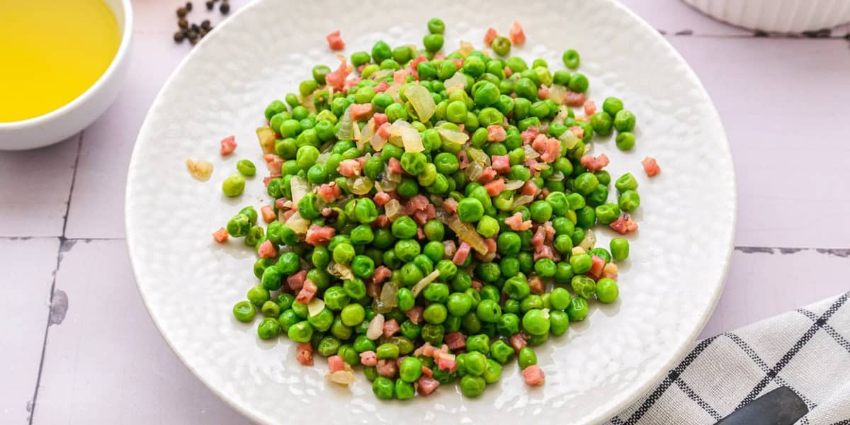 guisantes con jamon spanish peas with ham recipe 8