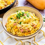 Butternut Squash Risotto with sausage zucca risotto recipe og 1