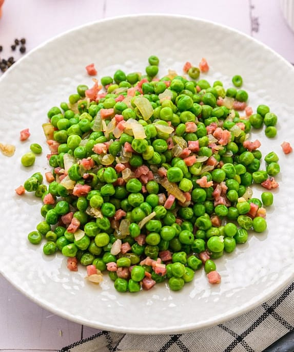 guisantes con jamon spanish peas with ham recipe 8